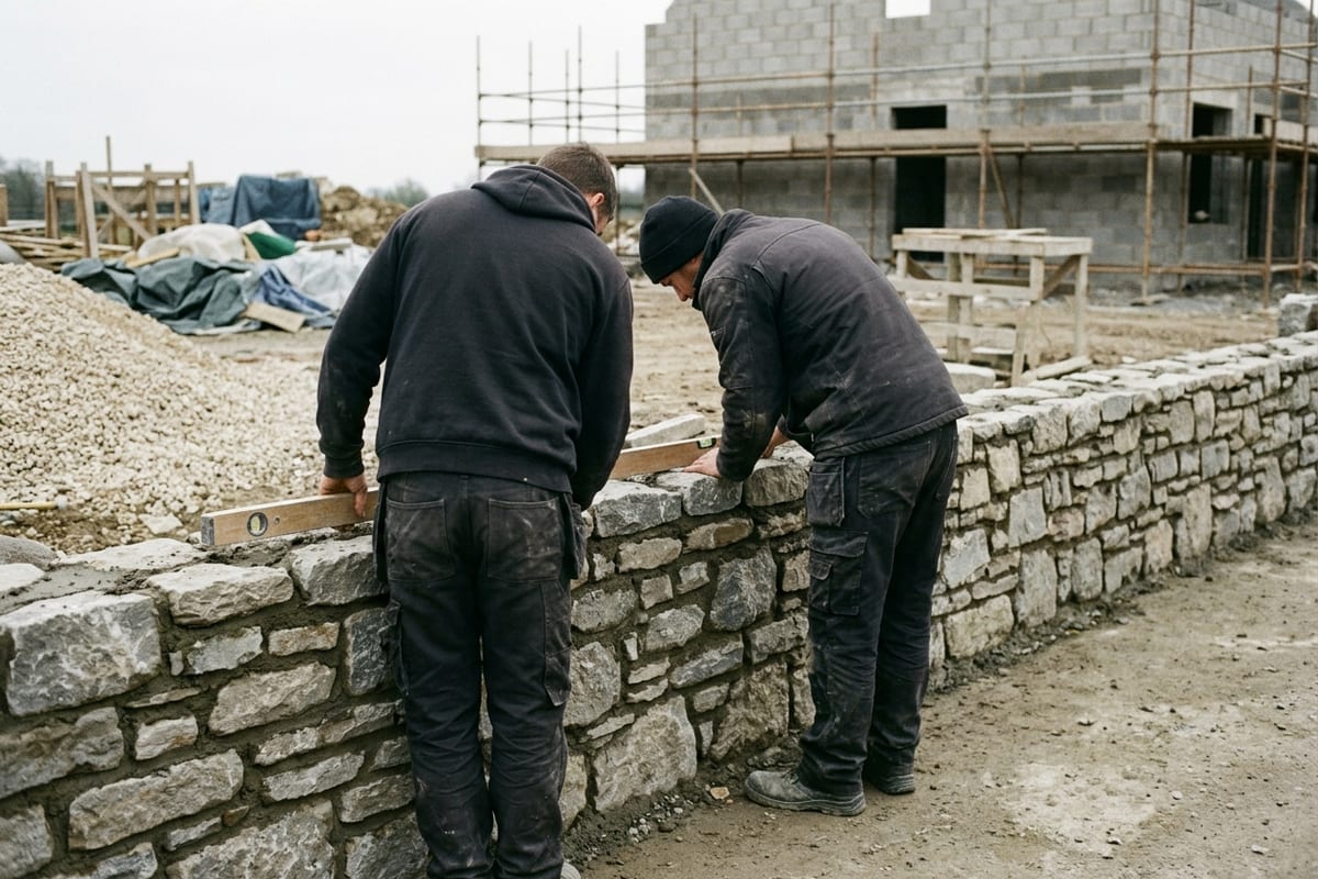 Silhouette photographiée de vêtements de chantier sans visage, photographie de démonstration
